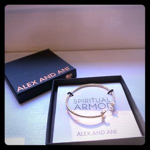 Alex and Ani moon and star bracelet